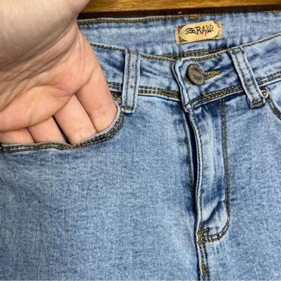 Raw 7 Girls Light Wash Skinny Jeans Blue Size 7 - Picture 4 of 14